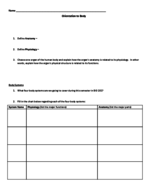 Orientation to Body Study Guide 