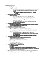 Week 1: Hormonal Signaling, Meiosis/Mitosis, Spermatogenesis