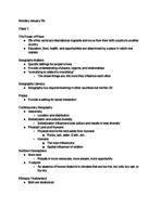 Day One Notes