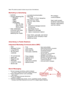Principles of Advertising, Week 1 Notes