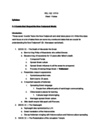REL 102: Week 1 Class Notes.