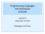 CIS 120, Week 3 Notes