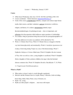 CLAS 1P97 Lecture 1 Notes