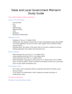 State and Local Government Mid-Term