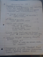 ACC 101 Week 1 Notes