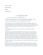 International Politics, week 1