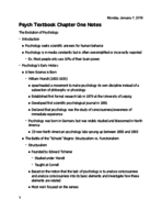 PSYC 101, Week 1 Notes