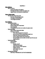 Week 2 Notes Part 1: Chapters 6, 7, and 14