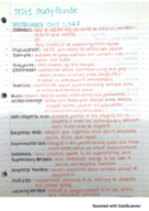 Test 1 Study Guide