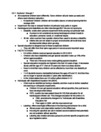 Intro to Exceptionalities- Chapter 1; sections 1-7