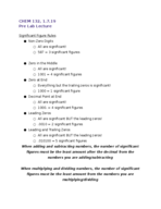 CHM 132 Notes, Week One