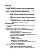 Clas 1020 Notes 1: Hesiod's Theogony