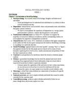 PSYC2606-003, Week 1 Notes