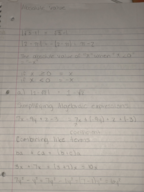  algebraic expressions/ functions