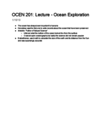 OCEN 201: Lecture - Ocean Exploration