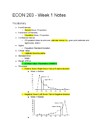 ECON 203 - Week 1 Notes