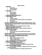 Bio 102 Lexture and Lab Week 1