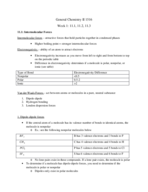 Chemistry 1516 Week 1 Notes