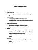 STA2122 Week 2 notes