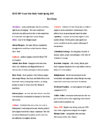 HIST 1007 Study Guide