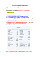 ACCT 115 Midterm 1 study guide updated