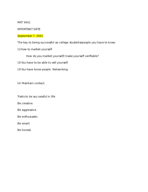 MKT 3401 Week 1 Notes