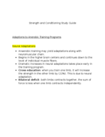 Strength And Conditioning Study Guide Chapter 5