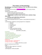 The History of Microbiology (Chapter 1)