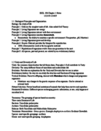 BIOL 196 Chapter 1 Notes
