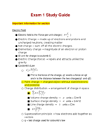 Physics 2 study guide 