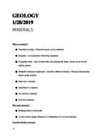 Geo 111 notes