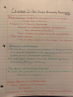 Personality Psych- Chapter 1
