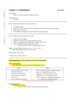 MGT 4230 Chapter 1 Globalization
