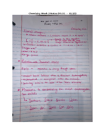 Chemistry 112 Week 2 Class Notes