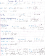 Math 1313: College Algebra; Week 22-25