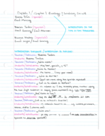 Span 1410 (Span 1) Week one notes