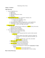 Microbiology Week 2 Notes