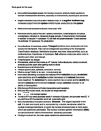 physiology test study guide 
