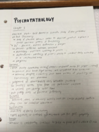 Psychopathology Week 1 Notes