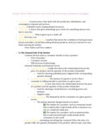 Chapter 3: Where Prices Come From: The Interaction of Demand and Supply