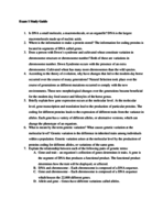 Exam 1 Study Guide