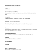 EXP3505 COGNITION STUDYGUIDE
