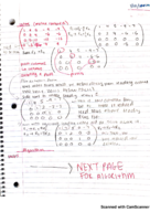 Matrix theory week 1 (notes on basic matrix simplification)
