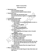 Chem 1342 Week 1 Notes