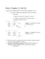 Chemistry 1151 Week 4 notes