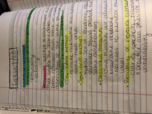 Week four notes