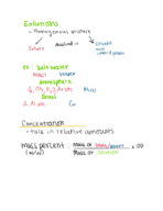 Chemistry 1332, Week 1 Notes