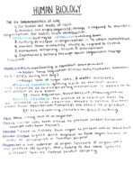 Human Biology (BIOL 115) Chapter 1-2