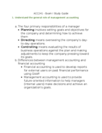ACC 241 Study Guide 1