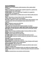 BIO 101 Test 1 Study Guide